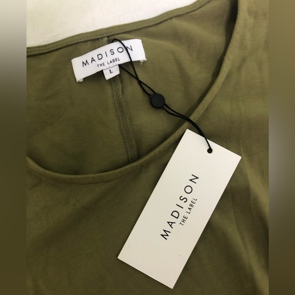 Madison the Label Khaki Albany Dress - Picture 3 of 7